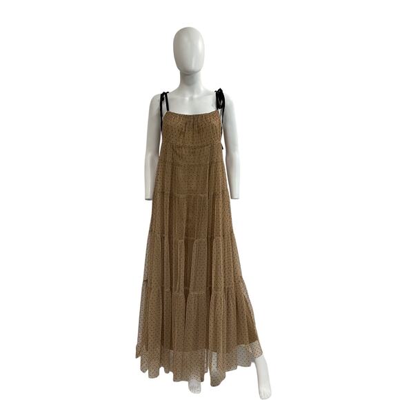 Staud 'Lilia' Tan Dress Size M - Picture 2 of 5